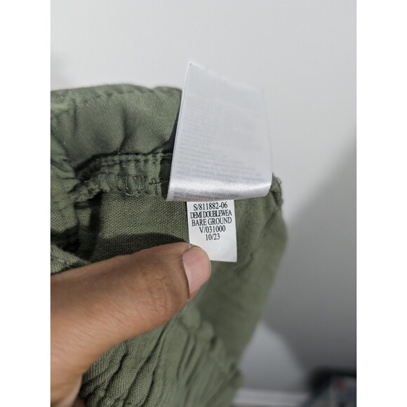 Old Navy Shorts Women Sz XL Olive Green Elastic‎ Waist Pull on Casual Bottoms - Picture 8 of 8